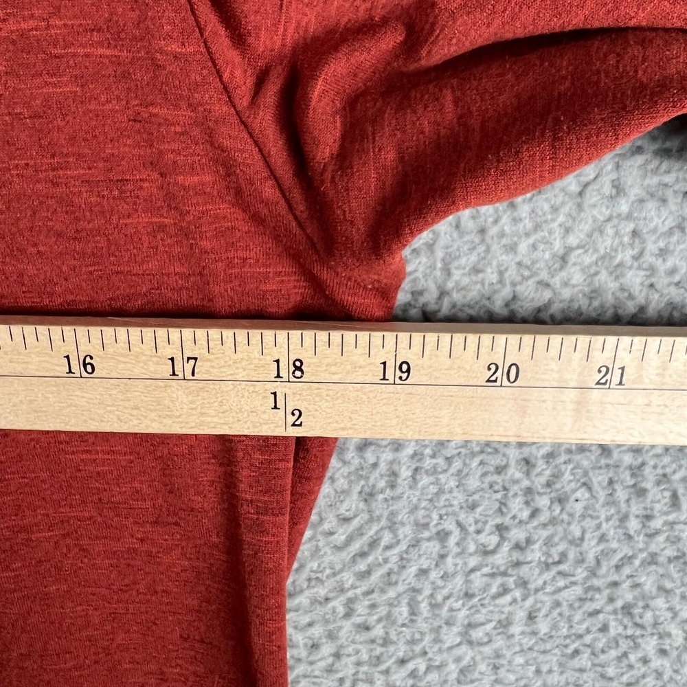 Nike Mens Small Therma Sphere Long Sleeve Running Shirt Burnt‎ Orange 930240-250 - Picture 12 of 14